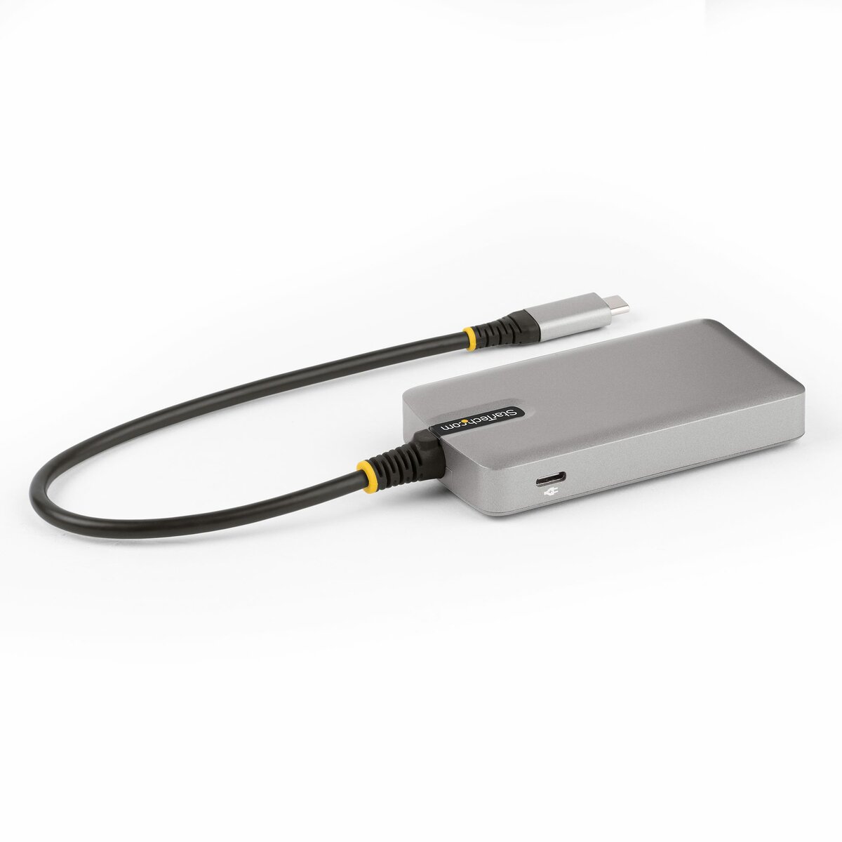 folie 2 von 10, vergrößern, 4-port usb-c hub mit dp alt mode videoausgang 4k 60hz - usb-c auf 3x usb-a & usb-c, 100w power delivery, usb 3.2 10gbps, 30cm kabel, usbc verteiler/splitter usb-c zu usb (hb31c3a1cdppd3)