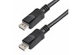 folie 1 von 5, vergrößern, 2m displayport 1.2 kabel - 4k x 2k ultra hd vesa zertifiziertes displayport kabel - dp auf dp monitorkabel - dp video/display kabel - einrastende dp stecker