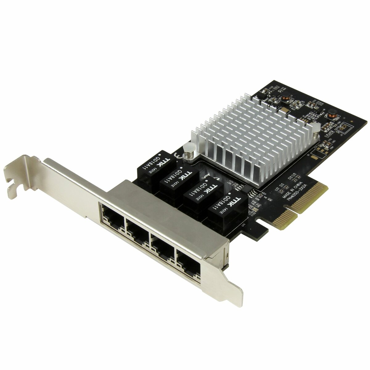 folie 1 von 4, vergrößern, 4 port pci express gigabit ethernet netzwerkkarte - intel i350 nic - 4-fach pcie netzwerk adapter mit intel chip (st4000spexi)