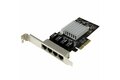 folie 1 von 4, vergrößern, 4 port pci express gigabit ethernet netzwerkkarte - intel i350 nic - 4-fach pcie netzwerk adapter mit intel chip (st4000spexi)