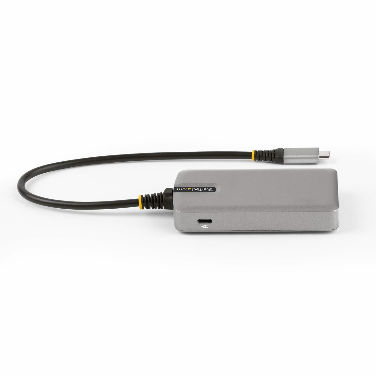 folie 4 von 10, vergrößern, 4-port usb-c hub mit dp alt mode videoausgang 4k 60hz - usb-c auf 3x usb-a & usb-c, 100w power delivery, usb 3.2 10gbps, 30cm kabel, usbc verteiler/splitter usb-c zu usb (hb31c3a1cdppd3)