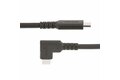 folie 3 von 9, vergrößern, 2 m usb-c kabel gewinkelt, usb 3.2 gen 1 (5 gbit/s), usb c auf usb c datenkabel/monitor/ docking station kabel, 4k 60hz dp alt mode, ladekabel 100w, 90 grad winkelstecker (rusb315cc2mbr)