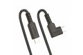 folie 5 von 9, vergrößern, 2 m usb-c kabel gewinkelt, usb 3.2 gen 1 (5 gbit/s), usb c auf usb c datenkabel/monitor/ docking station kabel, 4k 60hz dp alt mode, ladekabel 100w, 90 grad winkelstecker (rusb315cc2mbr)