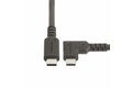 folie 4 von 9, vergrößern, 2 m usb-c kabel gewinkelt, usb 3.2 gen 1 (5 gbit/s), usb c auf usb c datenkabel/monitor/ docking station kabel, 4k 60hz dp alt mode, ladekabel 100w, 90 grad winkelstecker (rusb315cc2mbr)