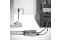 folie 8 von 8, vergrößern, 2-port multi-monitor displayport adapter, dp auf 2x displayport 1.4 splitter, dual 5k 60hz computer mst hub, extra langes integriertes kabel, nur windows (mst14dp122dp)