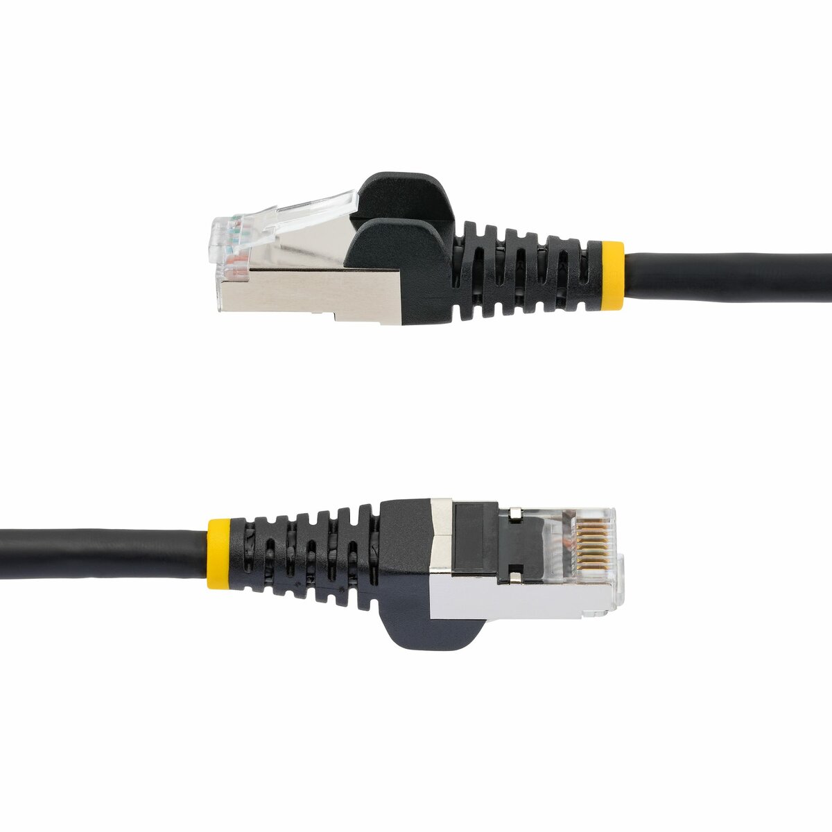 folie 3 von 5, vergrößern, 10 m cat6a kabel - lszh-raucharm, halogenfrei - 10gigabit rj45 lan kabel - sftp patchkabel - schwarz - cat6a verlegekabel - geschirmtes netzwerkkabel/ethernet kabel (nlbk-10m-cat6a-patch)