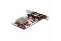 folie 2 von 6, vergrößern, usb-c pcie karte mit 4 ports - 10 gbit/s usb pci express erweiterungskarte mit 2 controllern - 2x usb-c & 2x usb-a ports - usb 3.1 schnittstellenkarte - full profile (pexusb312a2c2v)