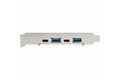 folie 3 von 6, vergrößern, usb-c pcie karte mit 4 ports - 10 gbit/s usb pci express erweiterungskarte mit 2 controllern - 2x usb-c & 2x usb-a ports - usb 3.1 schnittstellenkarte - full profile (pexusb312a2c2v)