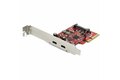folie 1 von 4, vergrößern, pcie usb 3.1-karte (2 port, 2x usb-c 3.1 gen 2, 10 gbit/s, pcie gen 3 x4, asm3142-chipsatz, pci express usb-c karte) (pexusb312c3)