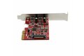 folie 3 von 4, vergrößern, pcie usb 3.1-karte (2 port, 2x usb-c 3.1 gen 2, 10 gbit/s, pcie gen 3 x4, asm3142-chipsatz, pci express usb-c karte) (pexusb312c3)