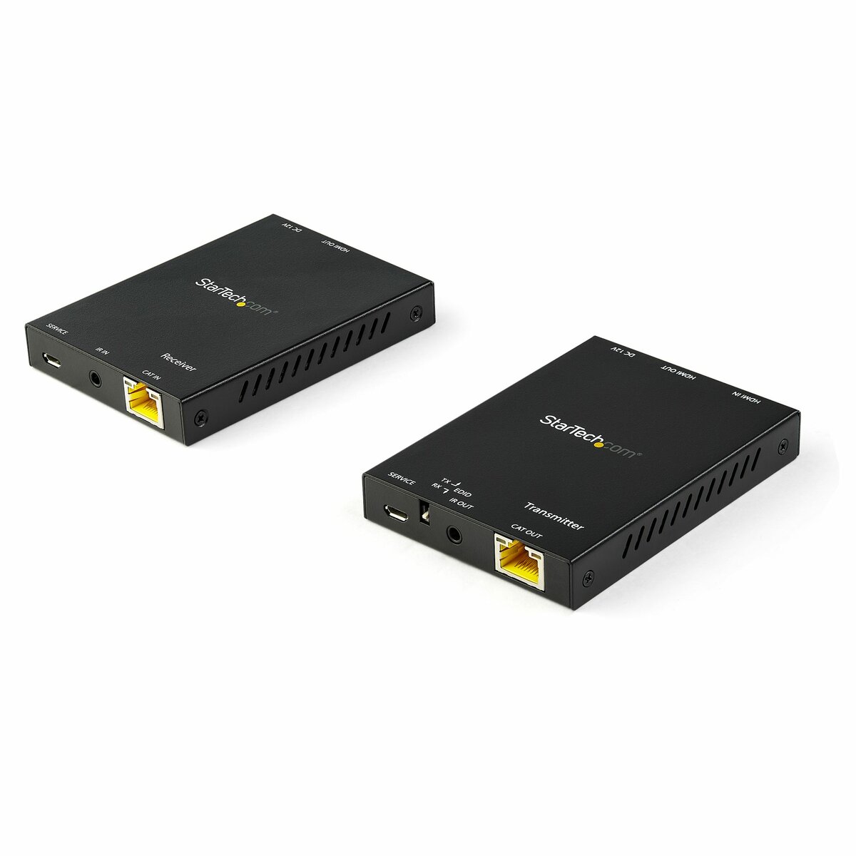 folie 1 von 5, vergrößern, hdmi über cat6-extender-set - 4k 60hz - balun - bis 50 m - hdr - 4: 4: 4 - 7.1 audio-unterstützung (st121hd20v)