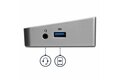 folie 4 von 7, vergrößern, drei monitor usb 3.0 docking station mit 2x 4k displayport & hdmi, 5x usb-a hub (1x fast-charge), 3,5 mm audio, gbe - usb typ a universelles laptop dock, macos / windows (usb3dockh2dp)