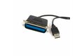 folie 1 von 4, vergrößern, usb auf parallel adapter kabel 3m - centronics / ieee1284 druckerkabel zu usb - stecker / stecker (icusb128410)