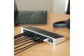folie 6 von 7, vergrößern, drei monitor usb 3.0 docking station mit 2x 4k displayport & hdmi, 5x usb-a hub (1x fast-charge), 3,5 mm audio, gbe - usb typ a universelles laptop dock, macos / windows (usb3dockh2dp)
