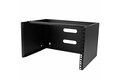 folie 1 von 7, vergrößern, 6he netzwerkschrank 19 zoll 6he für wandmontage - 14 zoll tief - kleiner serverschrank/wand half rack - 19" wandhalterung für server/it geräte - 20kg belastbarkeit, schwarz (wallmount6)
