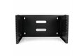folie 2 von 7, vergrößern, 6he netzwerkschrank 19 zoll 6he für wandmontage - 14 zoll tief - kleiner serverschrank/wand half rack - 19" wandhalterung für server/it geräte - 20kg belastbarkeit, schwarz (wallmount6)