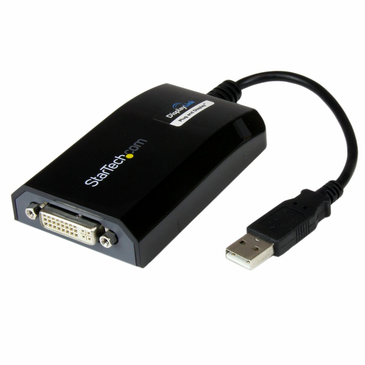 folie 1 von 3, vergrößern, usb auf dvi video adapter - externe multi monitor grafikkarte für pc und mac - 1920x1200 (usb2dvipro2)