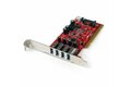 folie 1 von 4, vergrößern, 4 port usb 3.0 (5 gbit/s) pci schnittstellenkarte - pci superspeed usb 3.0 controller karte - 2 x usb3.0 (buchse) je 1x sata/sp4 intern (pciusb3s4)