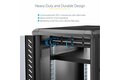 folie 12 von 14, vergrößern, 1he verstellbares server rack fachboden - 150 kg - 49,5 bis 97,4 cm verstellbare einbautiefe - universales ablagefach für 19 zoll av/netzwerk/server schränke - 70 cm tief (adjshelfhd)