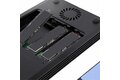 folie 5 von 8, vergrößern, 4 bay thunderbolt 3™ nvme gehäuse, für m.2 nvme ssd laufwerke, 1x displayport video/ 2x tb3 downstream ports, 40gbit/s, 72w stromversorgung, externes festplattengehäuse (m2e4btb3)