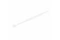 folie 2 von 5, vergrößern, kabelbinder 100x2 mm - selbstsichernde nylon-kabelbinder mit gebogener spitze, bündeldurchmesser bis zum 22 mm , 8 kg zugfestigkeit, 94v-2/ul, 100 stück - weiß (cbmzt4n)