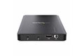 folie 3 von 8, vergrößern, 4 bay thunderbolt 3™ nvme gehäuse, für m.2 nvme ssd laufwerke, 1x displayport video/ 2x tb3 downstream ports, 40gbit/s, 72w stromversorgung, externes festplattengehäuse (m2e4btb3)