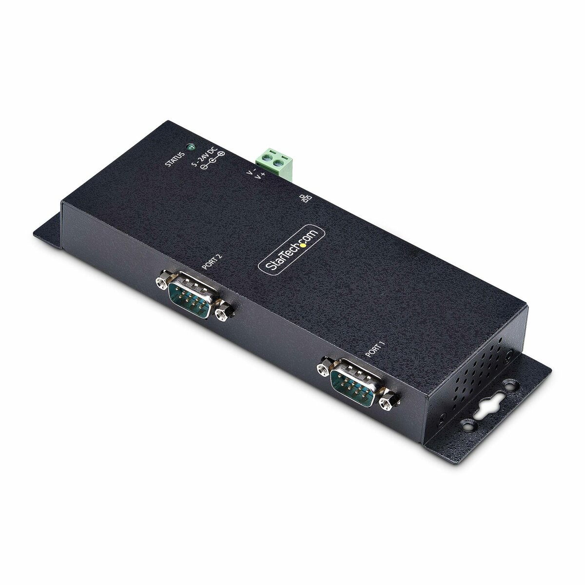 folie 1 von 7, vergrößern, 2-port seriell auf ethernet adapter, serial tcp ip server