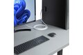 slide {0} of {1}, zoom in, 10ft White VESA Certified DisplayPort 1.2 Cable with Latches