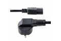 folie 3 von 4, vergrößern, 1 m c13 stromkabel, 18awg, eu schuko auf c13 (kaltgerätestecker), 10a 250v, schwarz, kaltgerätekabel, pc / computer stromkabel, drucker / monitor / pc / c13 netzkabel (713e-1m-power-cord)