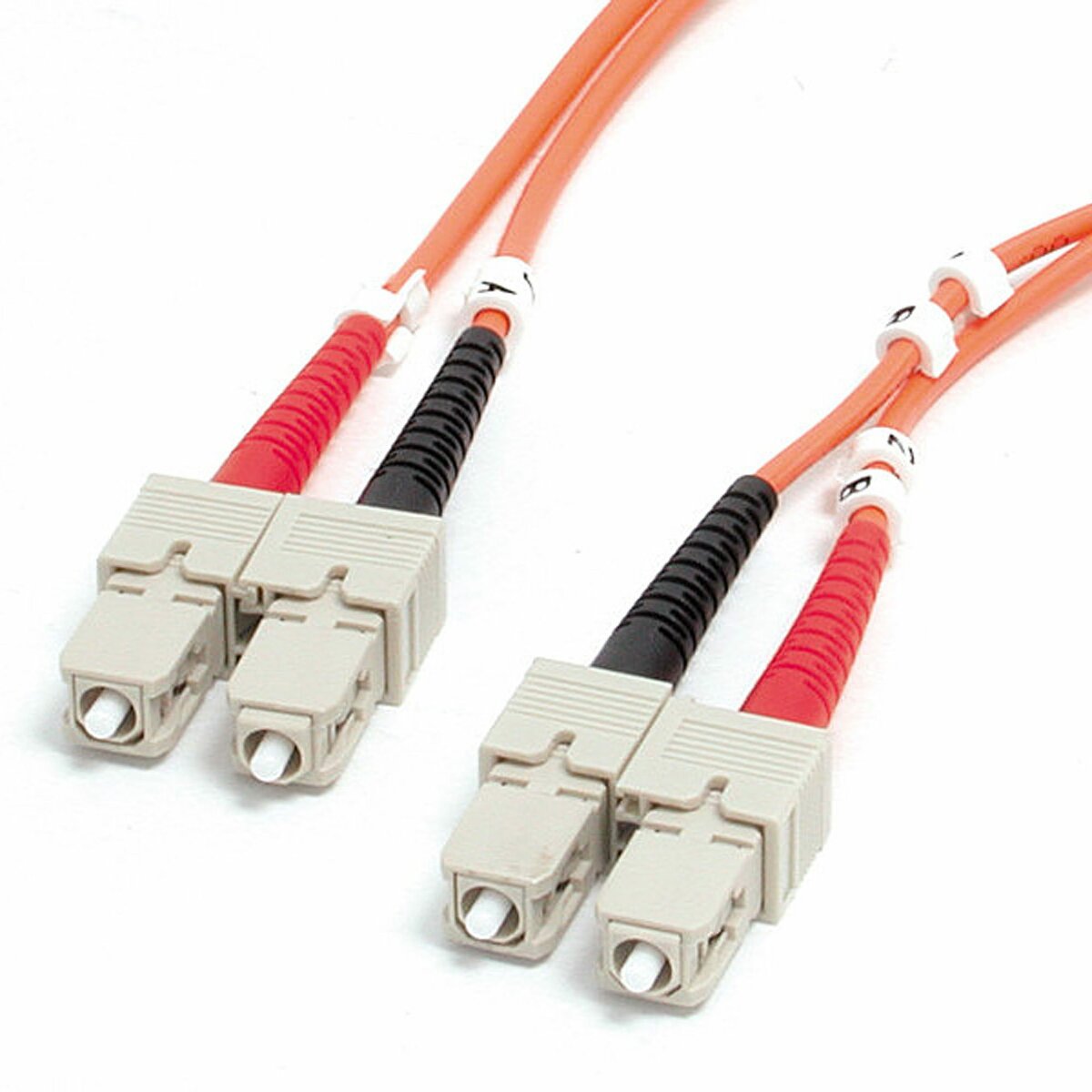 folie 1 von 1, vergröĂern, 1m sc zu sc (upc) om1 multimode glasfaserkabel, 62.5/125 fasergröĂe, 10gbps netzwerke, lszh glasfaser patchkabel/lwl verlegekabel (fibscsc1)