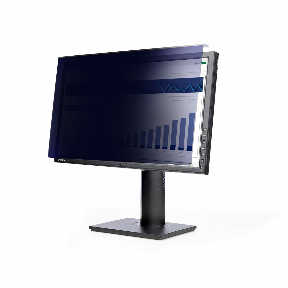 folie 1 von 7, vergrößern, 24-zoll 16:9 computer monitor blickschutzfilter, hängefilter/acrylfilter, sichschutzfilter/blaulichtfilter