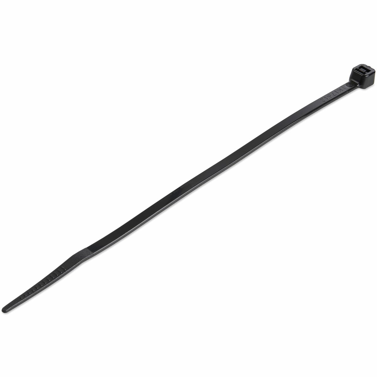 folie 1 von 4, vergrößern, kabelbinder 150x3 mm - selbstsichernde nylon-kabelbinder mit gebogener spitze, bündeldurchmesser bis zum 39 mm , 18 kg zugfestigkeit, 94v-2/ul, 100 stück - schwarz (cbmzt6b)