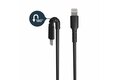 folie 2 von 5, vergrößern, 1m usb-a auf lightning-kabel - hochbelastbare, robuste aramidfaser - lade-/synchronisationskabel - apple mfi-zertifiziert ipad/iphone 12 - schwarz (rusbltmm1mb)