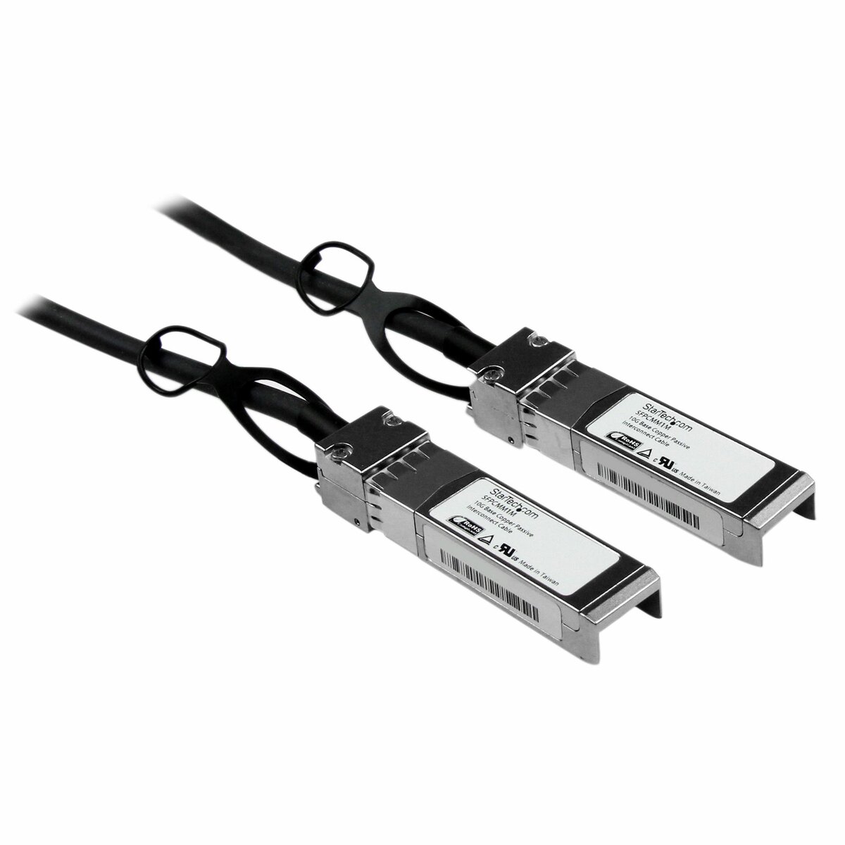 folie 1 von 3, vergrößern, cisco kompatibles sfp+ twinax kabel (1m, 10gbase-cu sfp+ direct attach, passiv, 10gigabit kupfer netzwerkkabel) (sfpcmm1m)