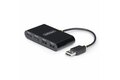 folie 1 von 7, vergrößern, 4-port usb 2.0 hub, usb busbetrieben, multi usb splitter
