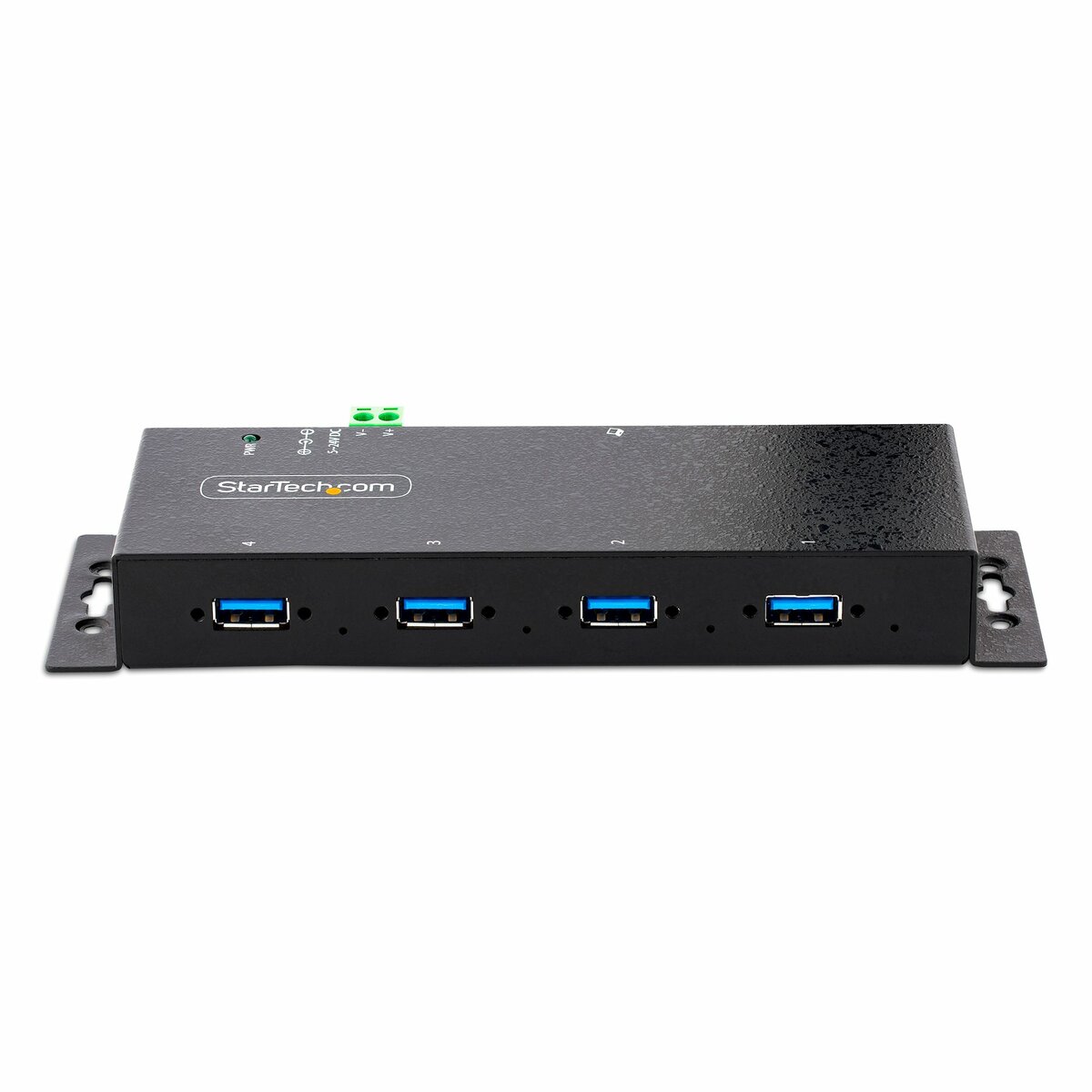 folie 3 von 8, vergrößern, 4-port usb 3.0 hub mit 5 gbit/s - robuster usb verteiler 3.0 mit esd-/überspannungsschutz - industrie usb hub/ladestation, heavy duty - usb mehrfachstecker/splitter (5g4aindnp-usb-a-hub)
