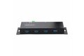 folie 3 von 8, vergrößern, 4-port usb 3.0 hub mit 5 gbit/s - robuster usb verteiler 3.0 mit esd-/überspannungsschutz - industrie usb hub/ladestation, heavy duty - usb mehrfachstecker/splitter (5g4aindnp-usb-a-hub)