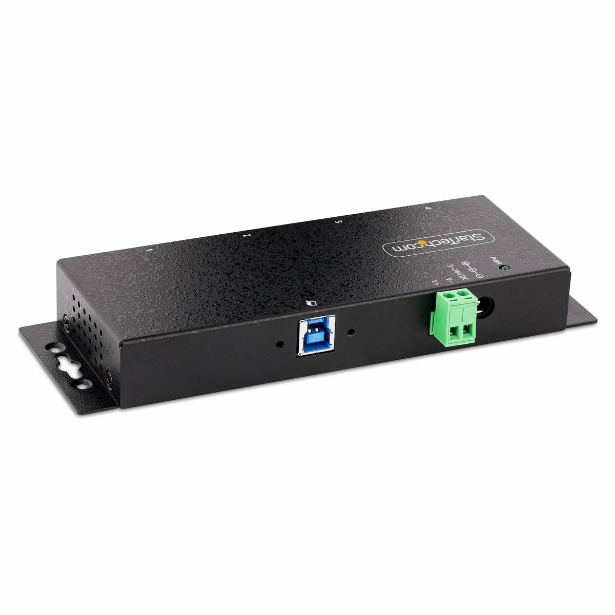 folie 2 von 8, vergrößern, 4-port usb 3.0 hub mit 5 gbit/s - robuster usb verteiler 3.0 mit esd-/überspannungsschutz - industrie usb hub/ladestation, heavy duty - usb mehrfachstecker/splitter (5g4aindnp-usb-a-hub)