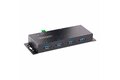 folie 1 von 8, vergrößern, 4-port usb 3.0 hub mit 5 gbit/s - robuster usb verteiler 3.0 mit esd-/überspannungsschutz - industrie usb hub/ladestation, heavy duty - usb mehrfachstecker/splitter (5g4aindnp-usb-a-hub)