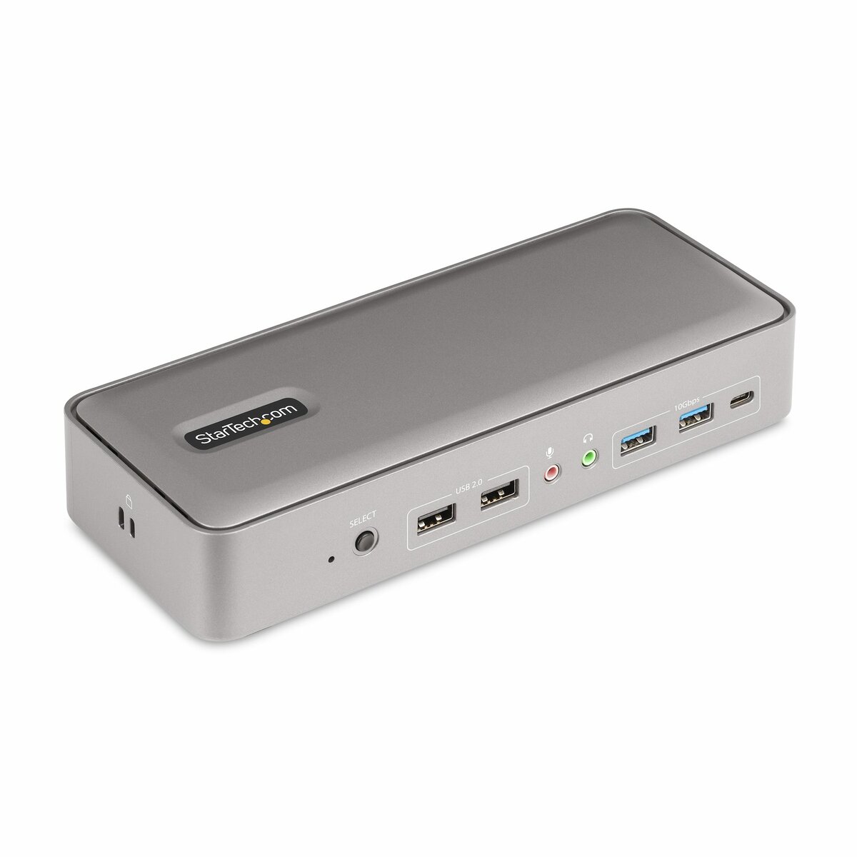 folie 1 von 8, vergrößern, dual monitor usb-c kvm dockingstation für zwei laptops, 2x 4k 60hz displayport dock/kvm switch, 5x usb, 90w/45w power delivery für zwei notebooks, windows/macos (129ue-usbc-kvm-dock)