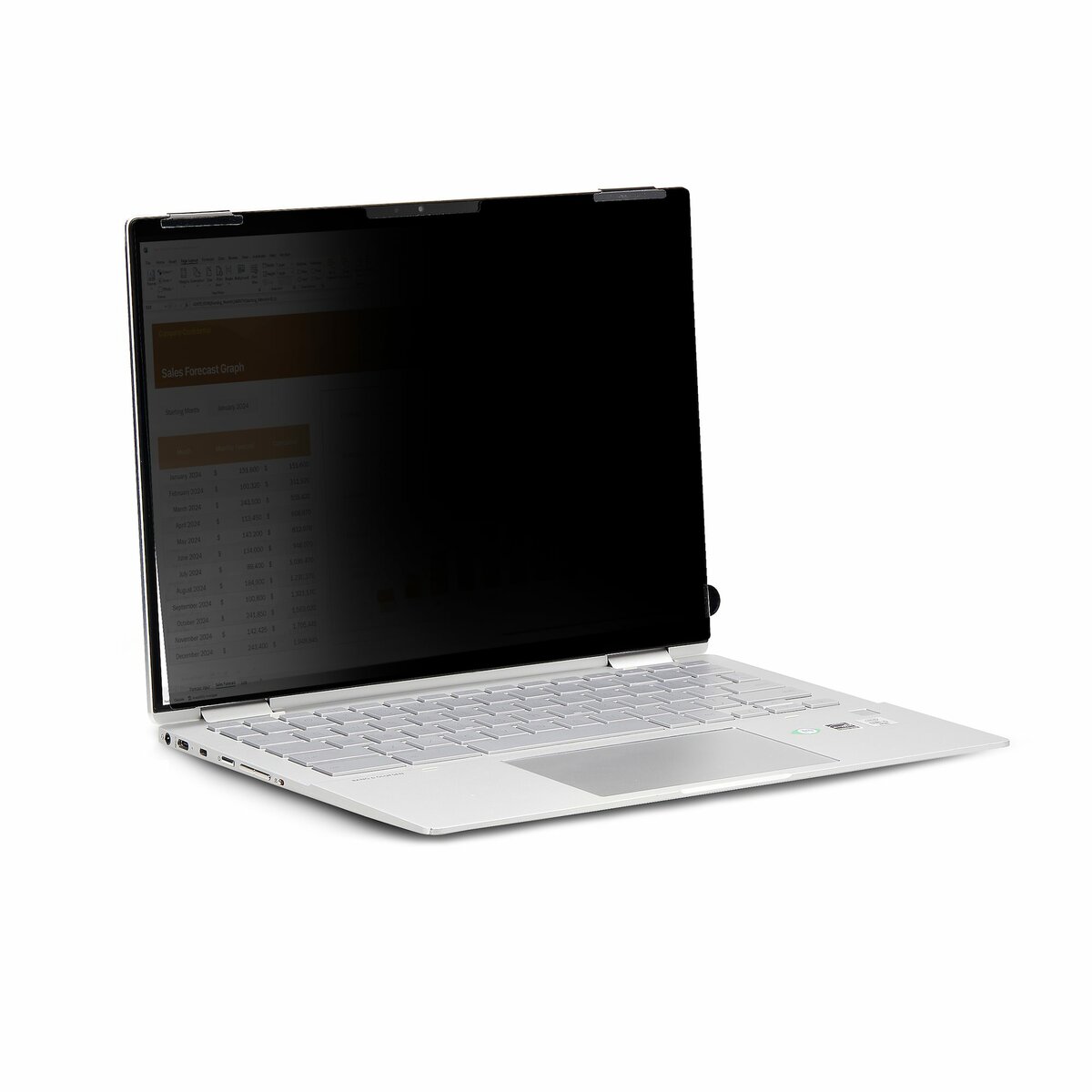 folie 4 von 9, vergrößern, 14 zoll 16:9 touch blickschutzfilter, blendschutzfilter, laptop monitor sichtschutzfilter mit 51% blaulichtreduzierung, flip-over