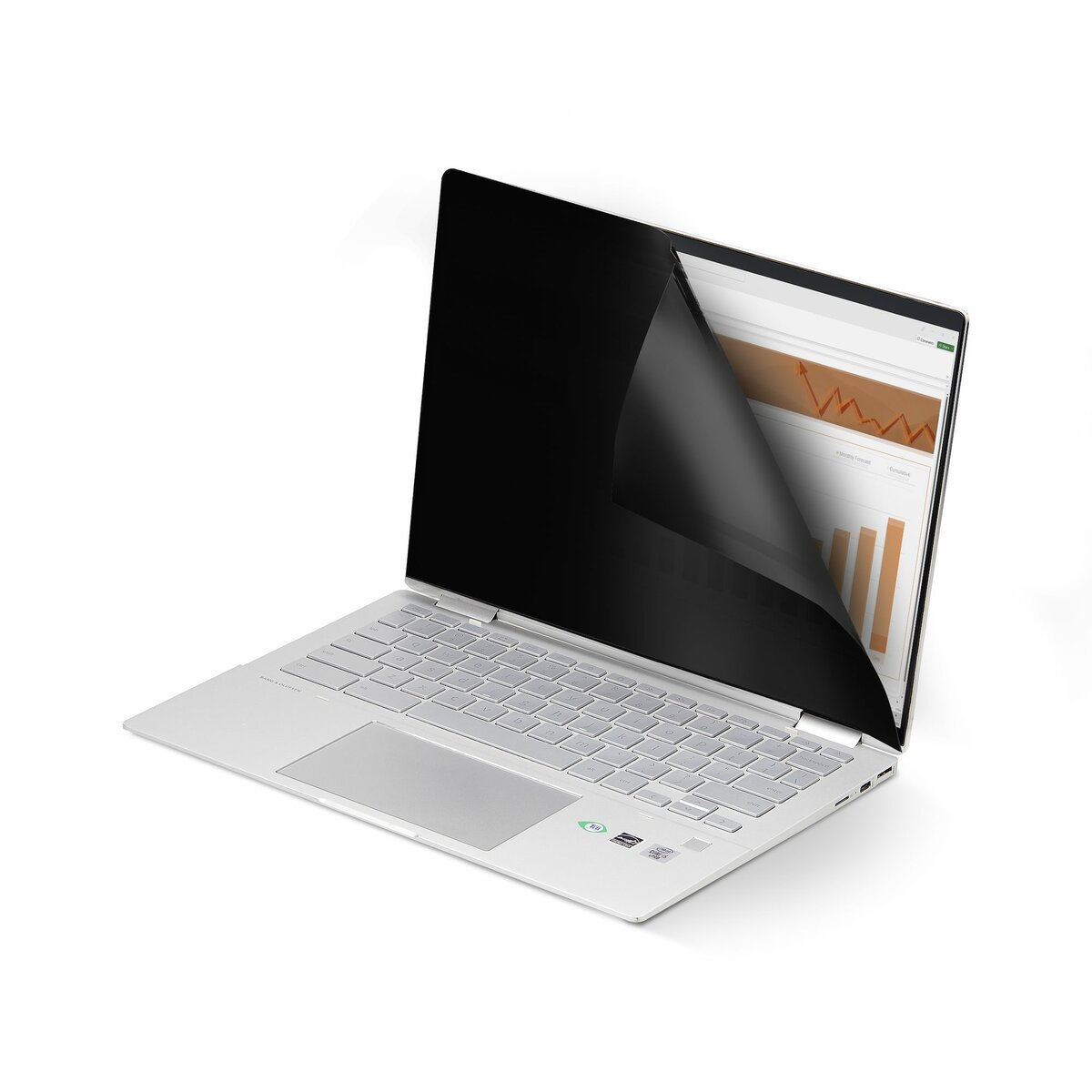 folie 6 von 9, vergrößern, 14 zoll 16:9 touch blickschutzfilter, blendschutzfilter, laptop monitor sichtschutzfilter mit 51% blaulichtreduzierung, flip-over