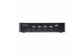 folie 3 von 5, vergrößern, 4-port 8k kvm-switch displayport 1.4, 8k 60hz / 4k 144hz, dp 1.4, 2x usb 3.0 ports, 4x usb 2.0 hid ports, kvm displayport umschalter, taste & hotkey, mst (d86a2-4-port-8k-kvm)