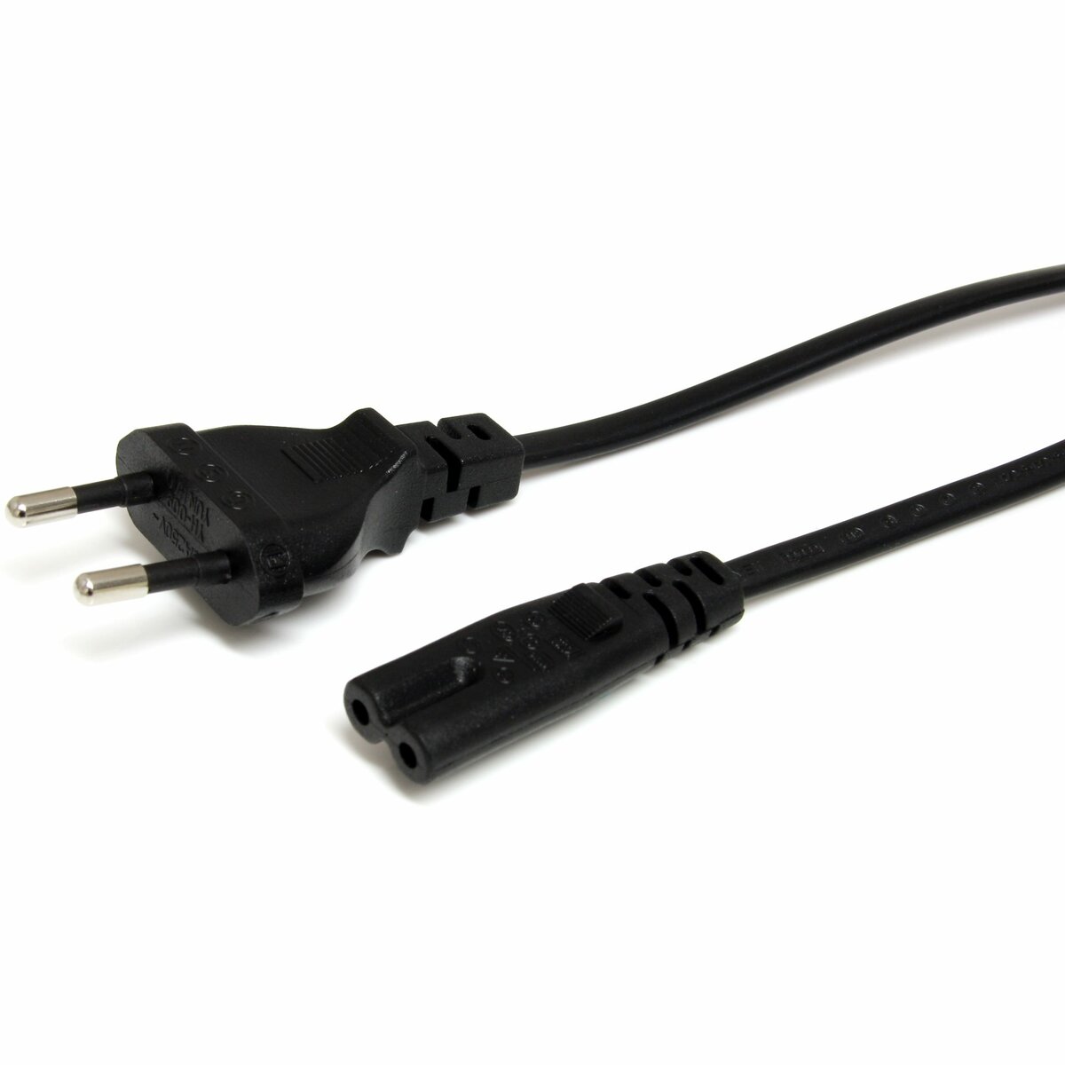 folie 1 von 3, vergrößern, 1 m laptop ladekabel, eu stecker auf c7, 2,5a 250v, 18awg, laptop ersatzkabel, drucker stromkabel, laptop stromkabel/netztkabel - ul gelistet (pxtnb2seu1m)