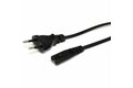 folie 1 von 3, vergrößern, 1 m laptop ladekabel, eu stecker auf c7, 2,5a 250v, 18awg, laptop ersatzkabel, drucker stromkabel, laptop stromkabel/netztkabel - ul gelistet (pxtnb2seu1m)