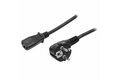 folie 1 von 3, vergrößern, 2 m computer stromkabel, 18awg, eu schuko auf c13, 10a 250v, schwarz ersatz ac netzkabel, drucker stromkabel, pc stromversorgungskabel, monitor stromkabel - ul gelistet (pxt101eur)