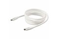 folie 3 von 4, vergrößern, usb-c auf usb-c kabel mit 5a power delivery - st/st - weiß - 2m - usb 2.0 - usb-if zertifiziert - usb typ c kabel (usb2c5c2mw)