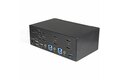 folie 2 von 8, vergrößern, 2-port dual monitor hdmi kvm-switch - 4k 60hz uhd hdr - desktop 4k hdmi 2.0 kvm-switch mit 2-port usb 3.0 hub (5 gbit/s) und 4x usb 2.0 hid, audio - hotkey-switching - taa (sv231dhu34k6)