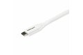 folie 2 von 4, vergrößern, usb-c auf usb-c kabel mit 5a power delivery - st/st - weiß - 2m - usb 2.0 - usb-if zertifiziert - usb typ c kabel (usb2c5c2mw)