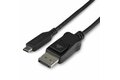 folie 1 von 5, vergrößern, 1m usb-c auf displayport 1.4 kabel - 8k/5k/4k usb typ-c auf dp 1.4 alt mode videoadapter/kabel - hbr3/hdr/dsc - 8k 60hz dp monitor kabel - usb-c/thunderbolt 3 kompatibel (cdp2dp141mb)